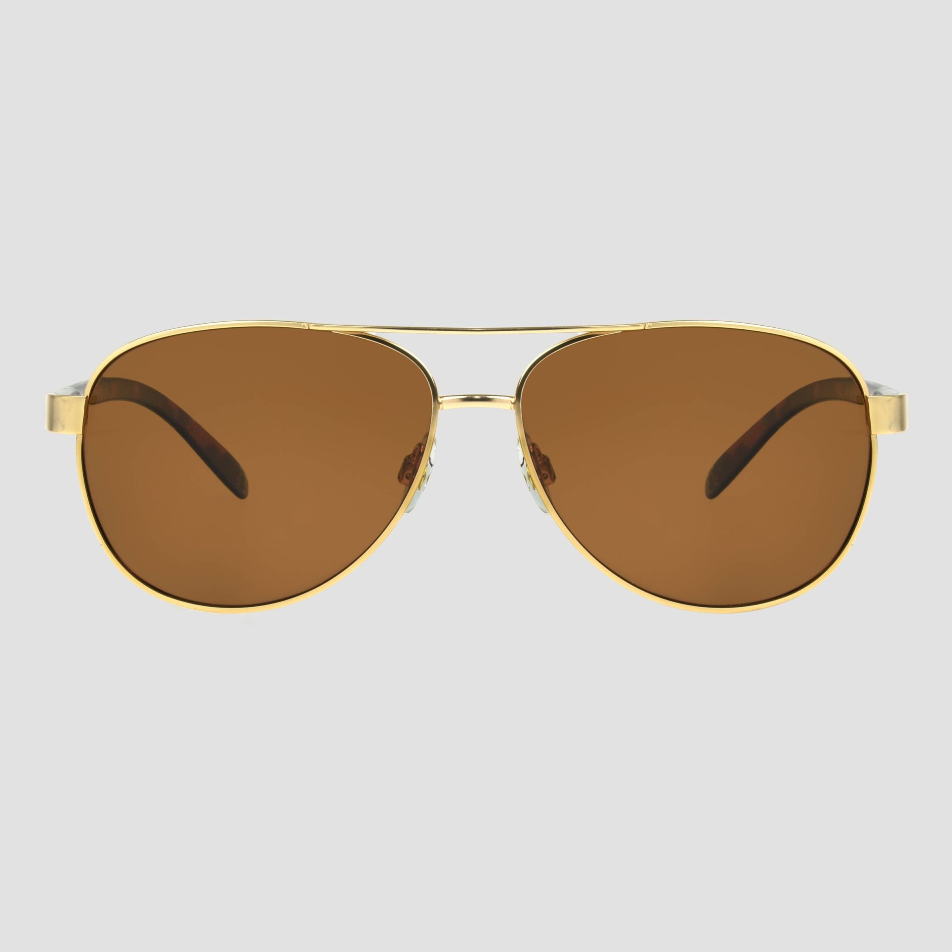 slide 1 of 2, Women's Tortoise Shell Aviator Sunglasses with Polarized Lenses - A New Day Gold, 1 ct