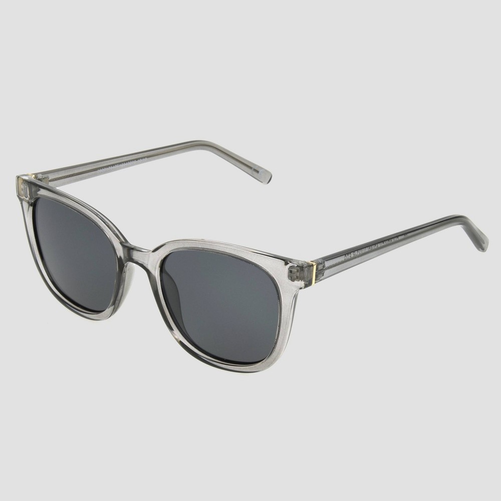 slide 2 of 2, Women's Crystal Surfer Shade Sunglasses with Smoke Polarized Lenses - A New Day Gray, 1 ct