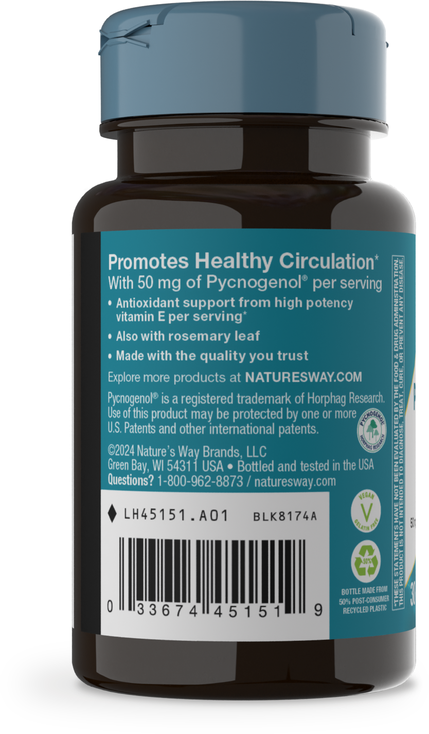 slide 2 of 4, Nature's Way Pycnogenol Premium Blend, 1 ct