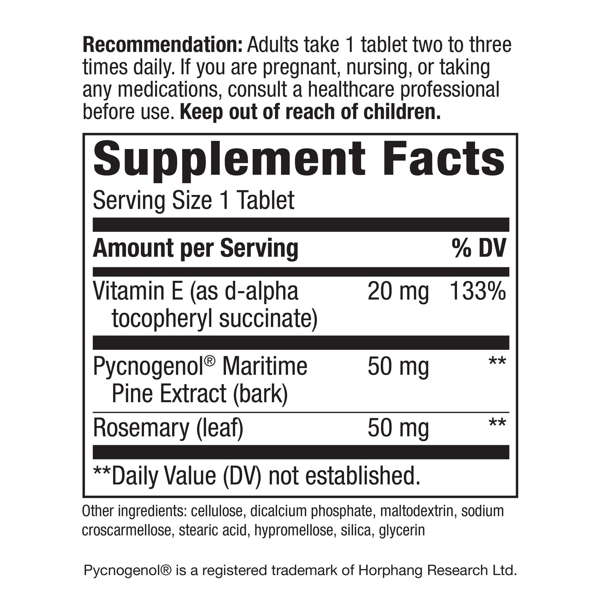 slide 3 of 4, Nature's Way Pycnogenol Premium Blend, 1 ct