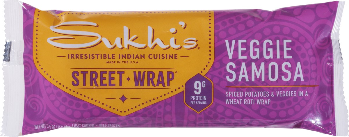 slide 7 of 13, Sukhi's Veggie Samosa Street Wrap 5.5 oz, 5.5 oz