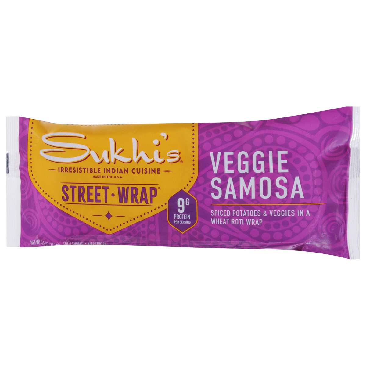 slide 8 of 13, Sukhi's Veggie Samosa Street Wrap 5.5 oz, 5.5 oz