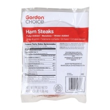 slide 1 of 1, GFS Ham Steaks, 8 ct