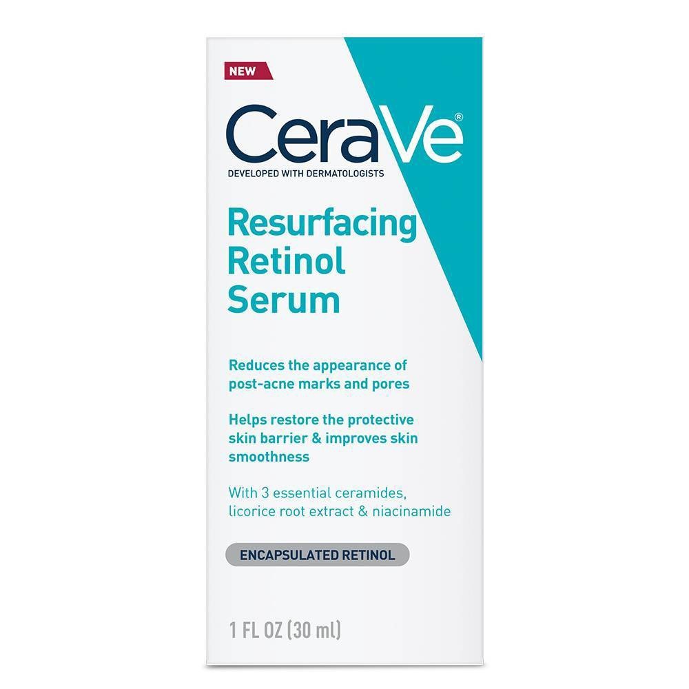 slide 2 of 5, CeraVe Resurfacing Retinol Serum, 1 fl oz