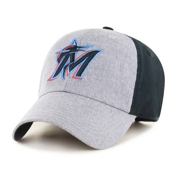 slide 1 of 2, MLB Miami Marlins Men's Pop Shade Hat, 1 ct