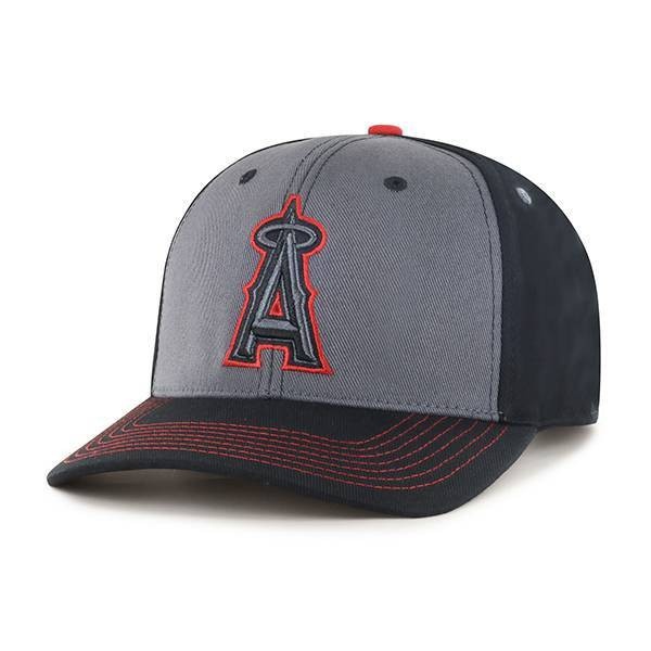 slide 1 of 2, MLB Los Angeles Angels Men's Blackball Captain Hat, 1 ct