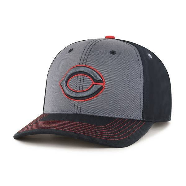 slide 1 of 2, MLB Cincinnati Reds Men's Blackball Captain Hat, 1 ct