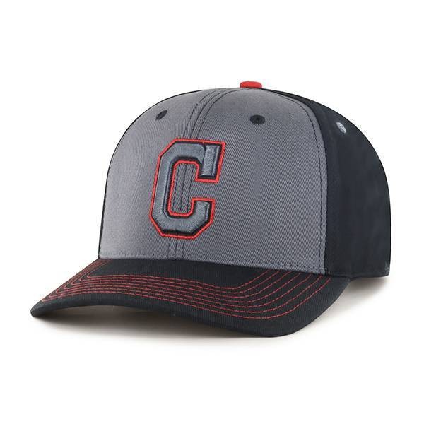 slide 1 of 2, MLB Cleveland Indians Men's Blackball Captain Hat, 1 ct