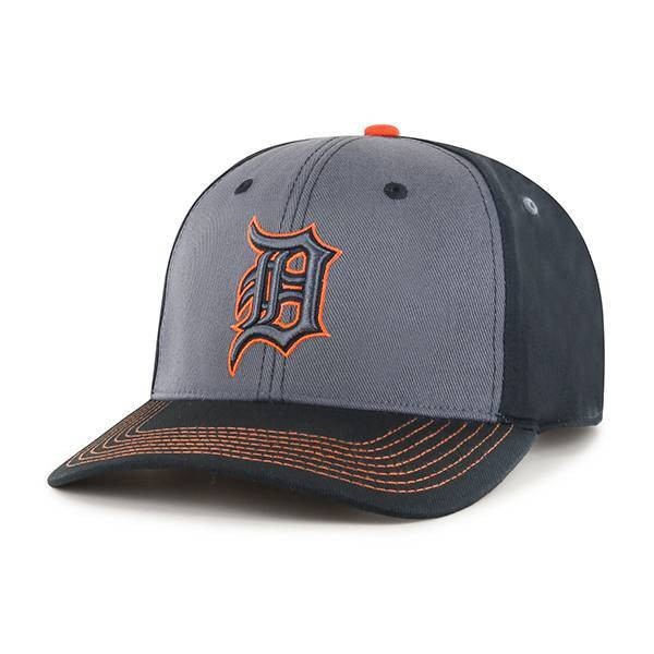 slide 1 of 2, MLB Detroit Tigers Men's Blackball Captain Hat, 1 ct