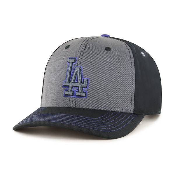 slide 1 of 2, MLB Los Angeles Dodgers Men's Blackball Captain Hat, 1 ct