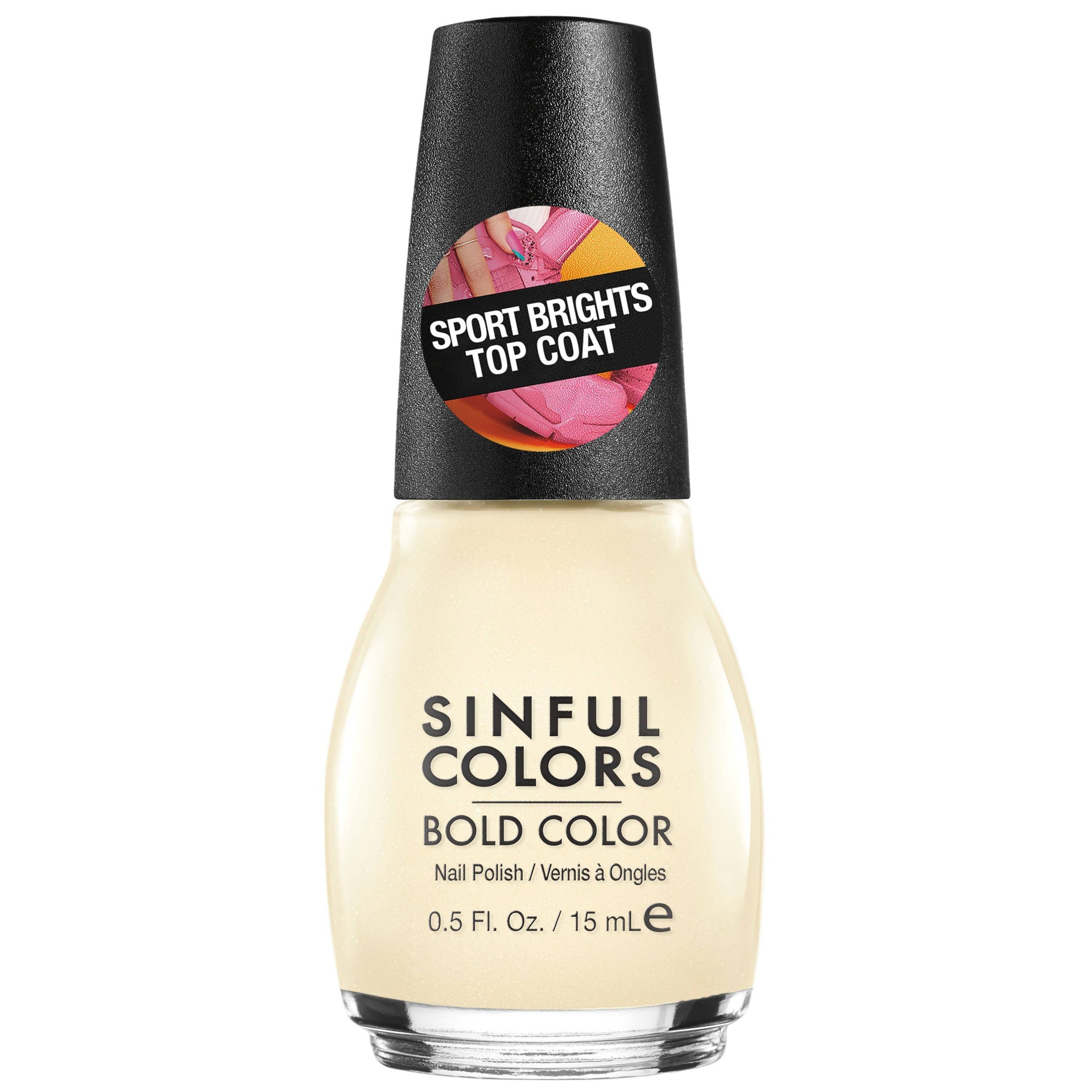 slide 1 of 6, Sinful Colors Sporty Brights - Clear, 0.5 fl oz