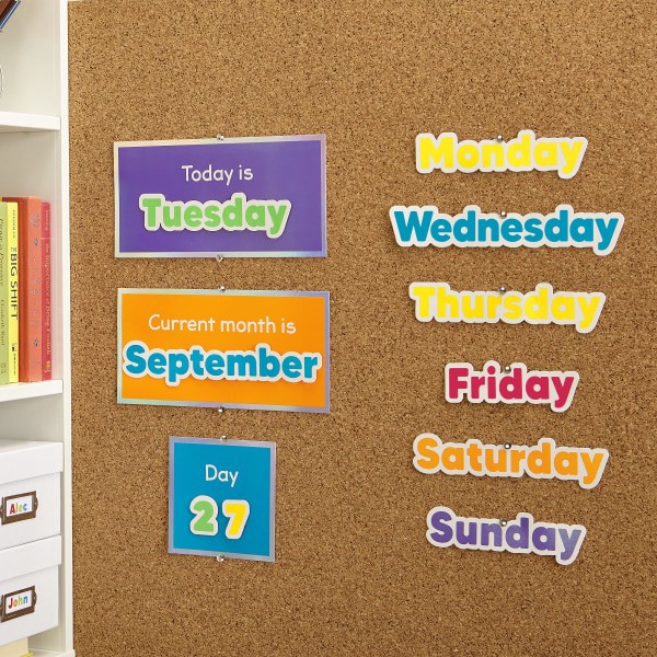 slide 4 of 5, Astrobrights 23-Piece Calendar Kit, Pre-K To Grade 5, Multicolor, 1 ct