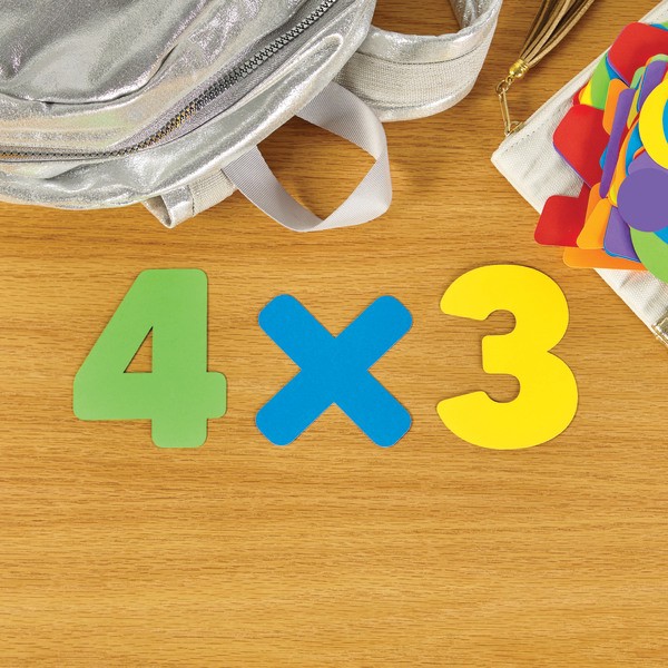 slide 2 of 5, ASTROBRIGHTS Numbers And Letters, With Punctuation, Pre-K To Grade 5, Multicolor, Pack Of 72, 72 ct