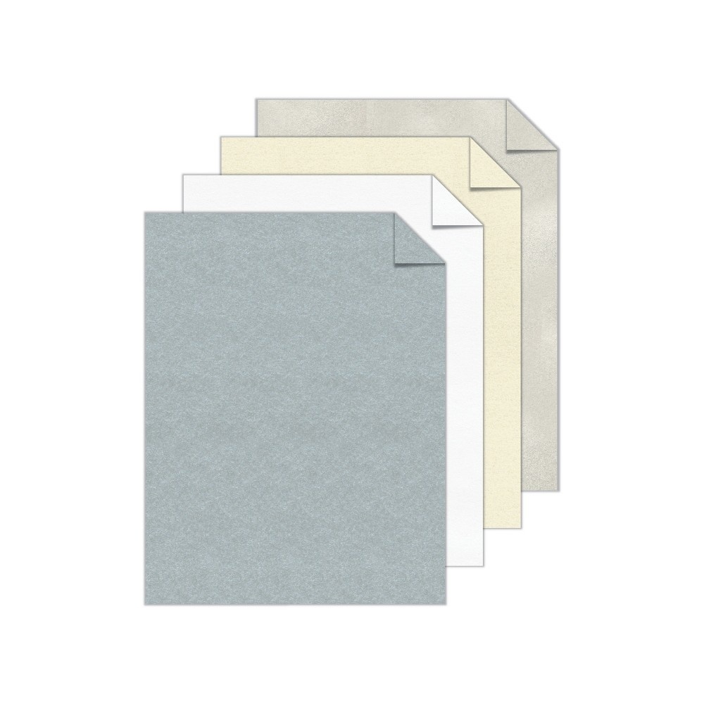 slide 3 of 3, Neenah Paper Premium Cardstock - Metallic, 24 ct