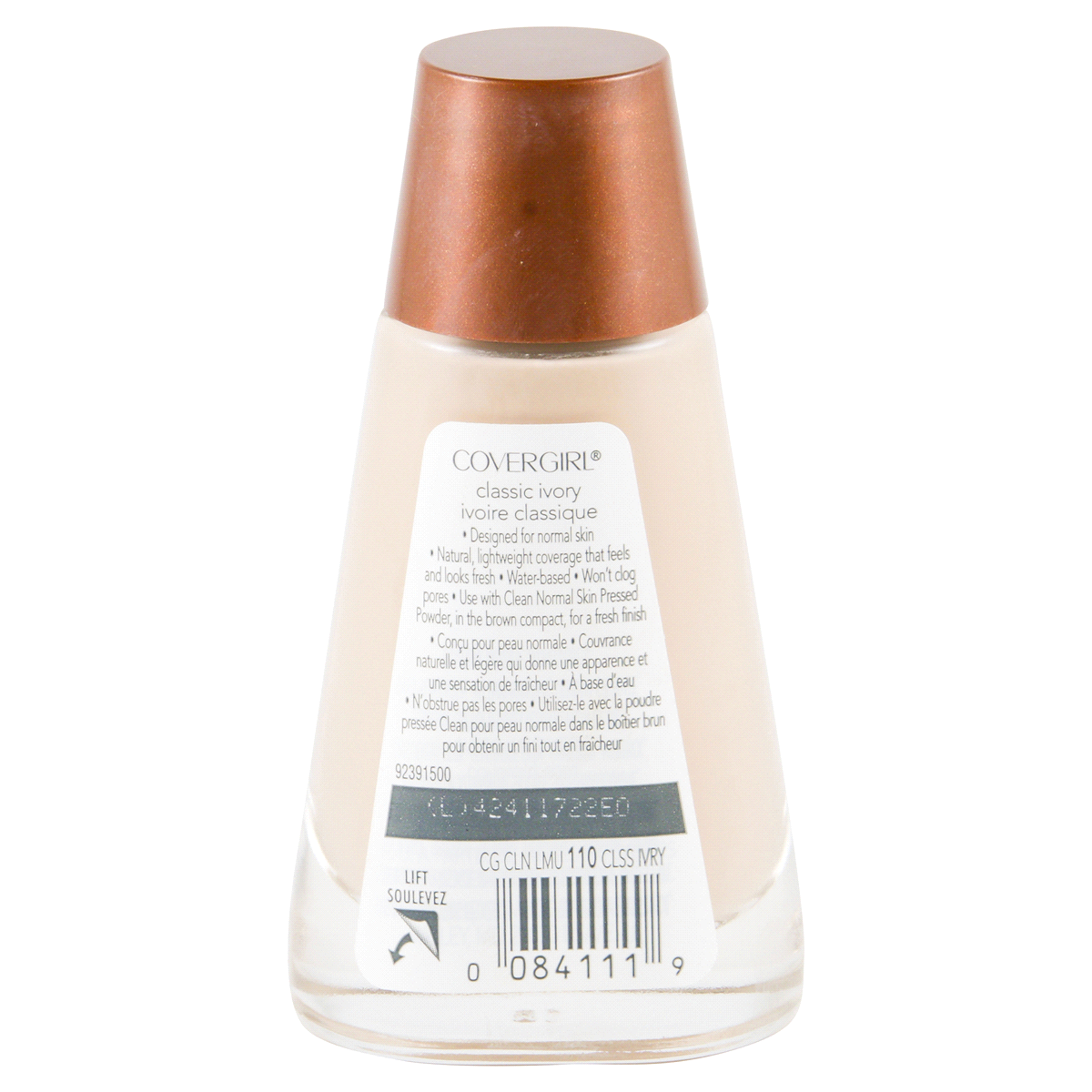 slide 2 of 2, Covergirl Clean Liquid Foundation Classic Ivory, 1 ct