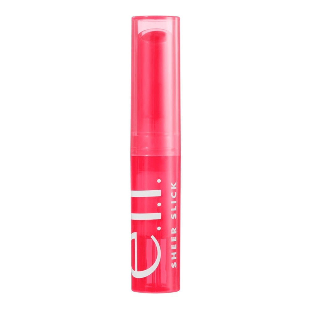 slide 2 of 3, e.l.f. Sheer Slick Lipstick Wild Peach - 0.06oz, 0.06 oz