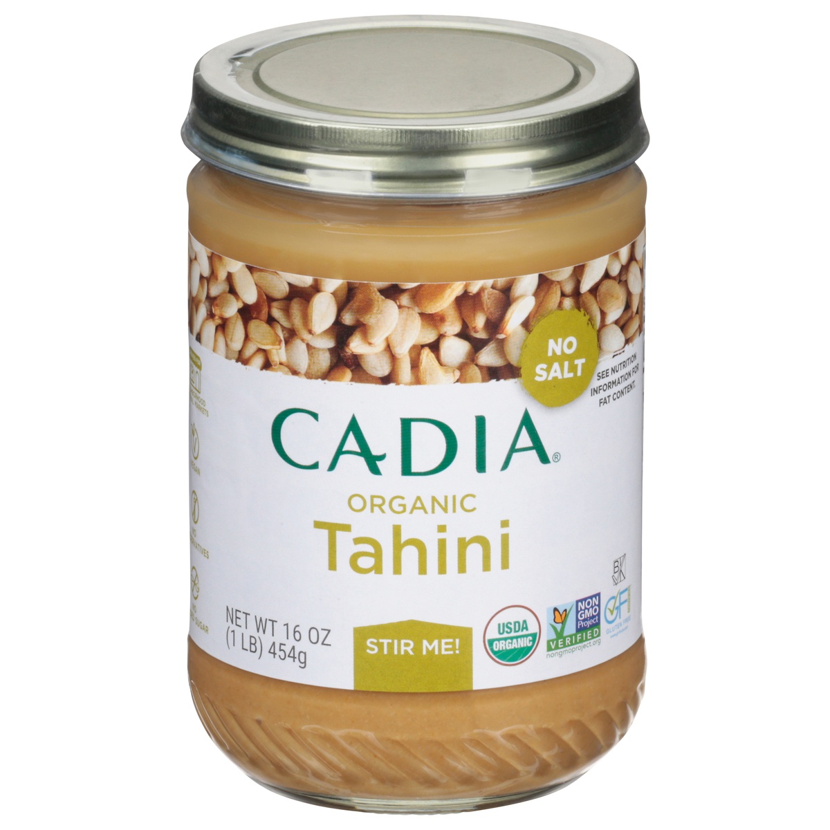 slide 1 of 11, Cadia Organic Tahini, 16 oz