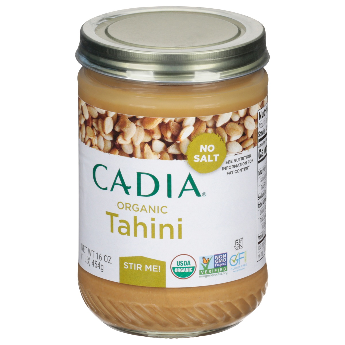 slide 3 of 11, Cadia Organic Tahini, 16 oz