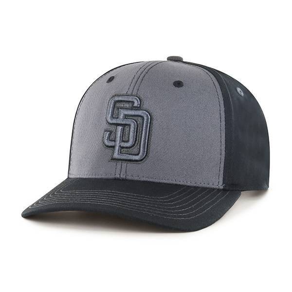 slide 1 of 2, MLB San Diego Padres Men's Blackball Captain Hat, 1 ct