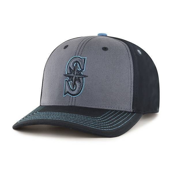 slide 1 of 2, MLB Seattle Mariners Men's Blackball Captain Hat, 1 ct