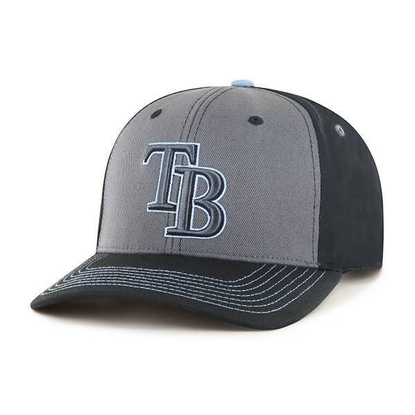 slide 1 of 2, MLB Tampa Bay Rays Men's Blackball Captain Hat, 1 ct