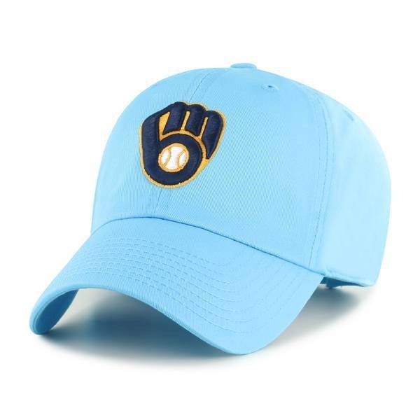 slide 1 of 2, MLB Milwaukee Brewers Men's Clean Up Pastel Hat, 1 ct