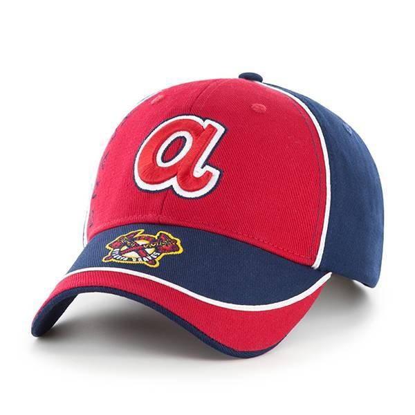 slide 1 of 2, MLB Atlanta Braves Boys' Swoosh Hat, 1 ct