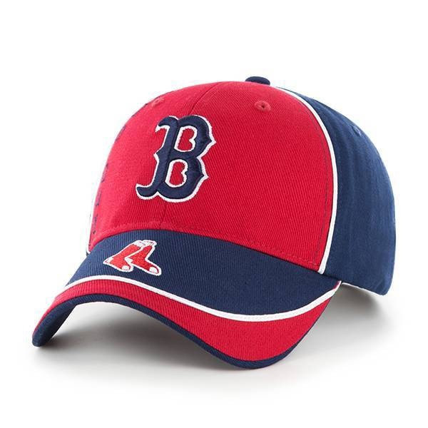 slide 1 of 2, MLB Boston Red Sox Boys' Swoosh Hat, 1 ct