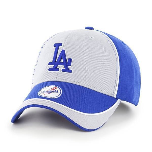 slide 1 of 2, MLB Los Angeles Dodgers Boys' Swoosh Hat, 1 ct