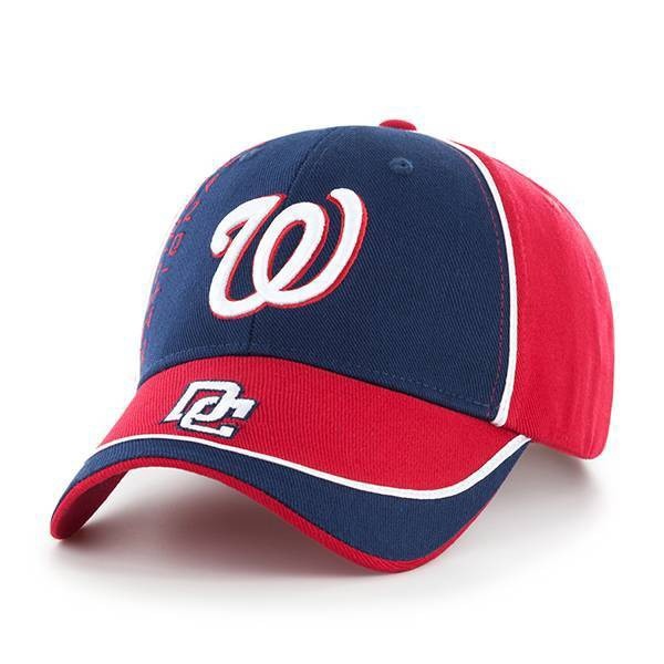 slide 1 of 2, MLB Washington Nationals Boys&#39; Swoosh Hat, 1 ct