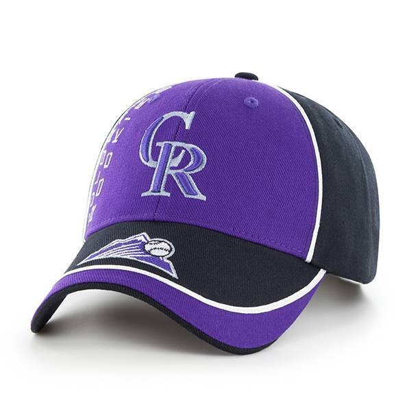 slide 1 of 2, MLB Colorado Rockies Boys' Swoosh Hat, 1 ct