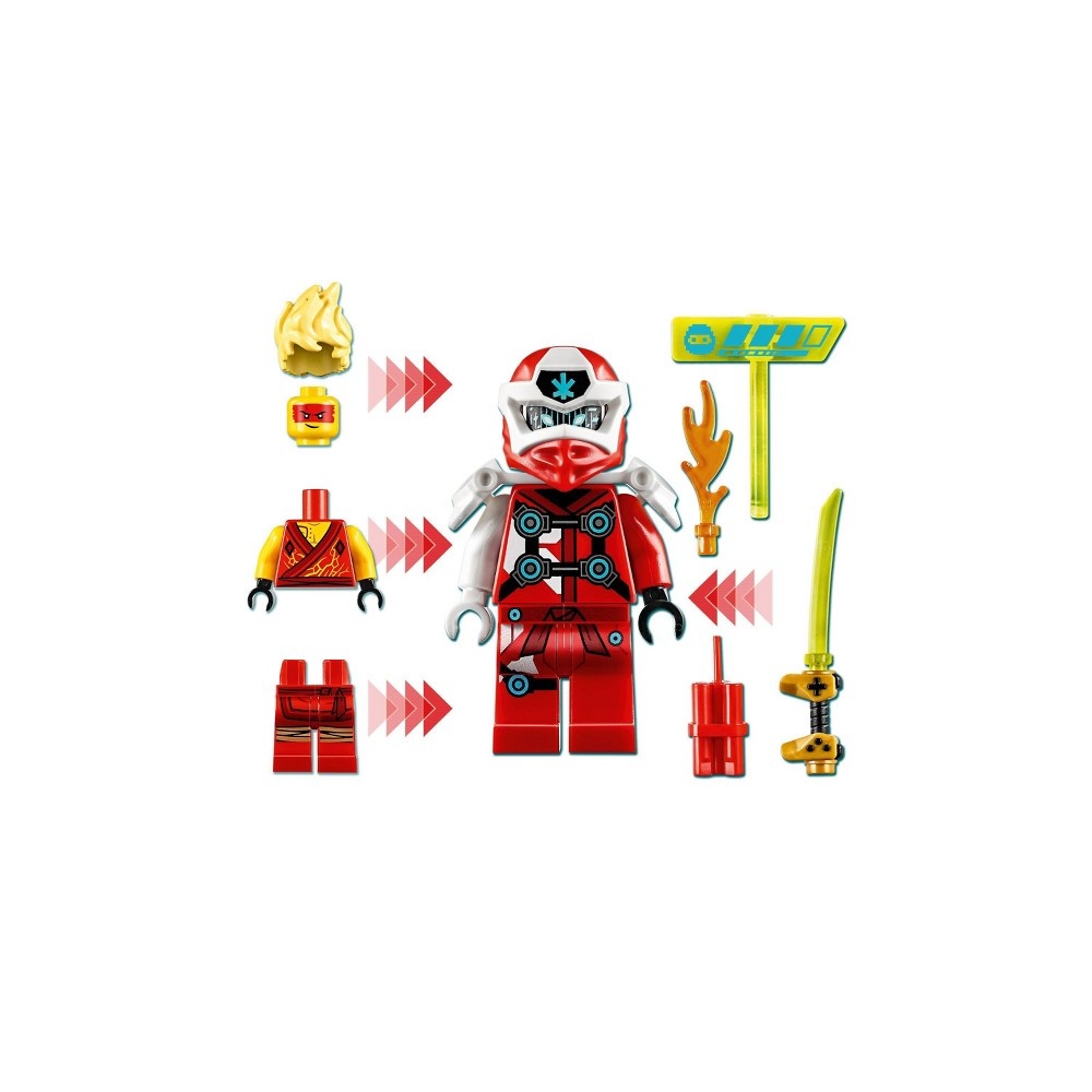 slide 4 of 7, LEGO NINJAGO Kai Avatar Arcade Pod 71714 Mini Arcade Machine Building Set, 1 ct