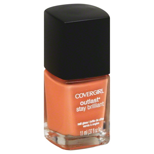 slide 1 of 1, Covergirl Outlast Nail Gls Coral Silk, 0.37 oz