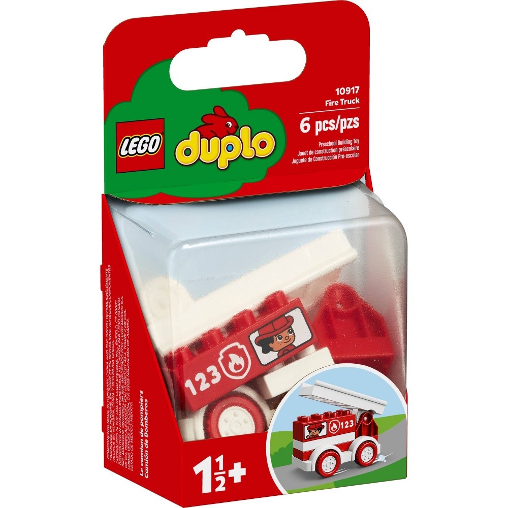 slide 3 of 7, LEGO DUPLO My First Fire Truck 10917 Educational Fire Truck Toy, 1 ct