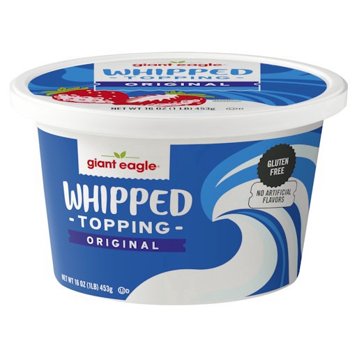 slide 1 of 1, Giant Eagle Original Whipped Topping, 16 oz