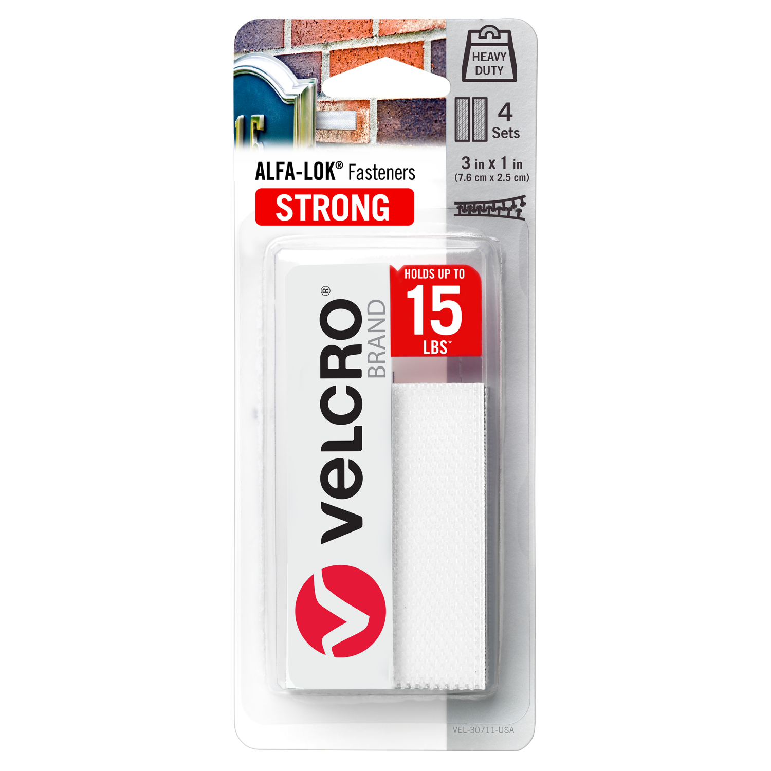 slide 1 of 2, Velcro Brand Alfa-Lok Fasteners, 1 ct