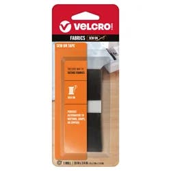 Velcro Sew On Tape Black 3/4 X 30"