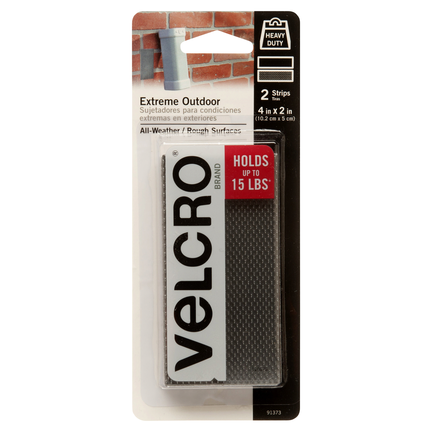slide 1 of 2, VELCRO Brand Velcro Extreme Strips, 2 ct; 4 in x 2 in
