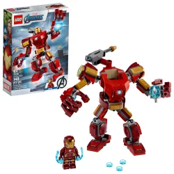 LEGO Marvel Avengers Iron Man Mech Kids' Superhero Mech Figure 76140