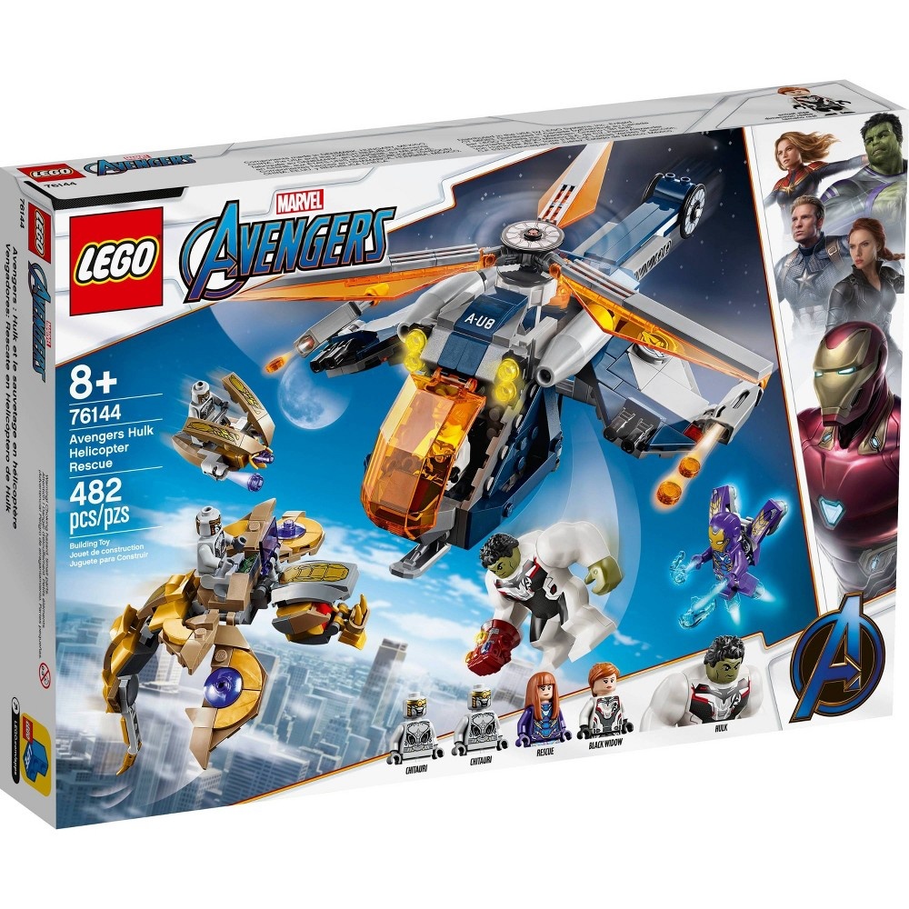 slide 3 of 7, LEGO Super Heroes Marvel Avengers Hulk Helicopter Rescue 76144, 1 ct