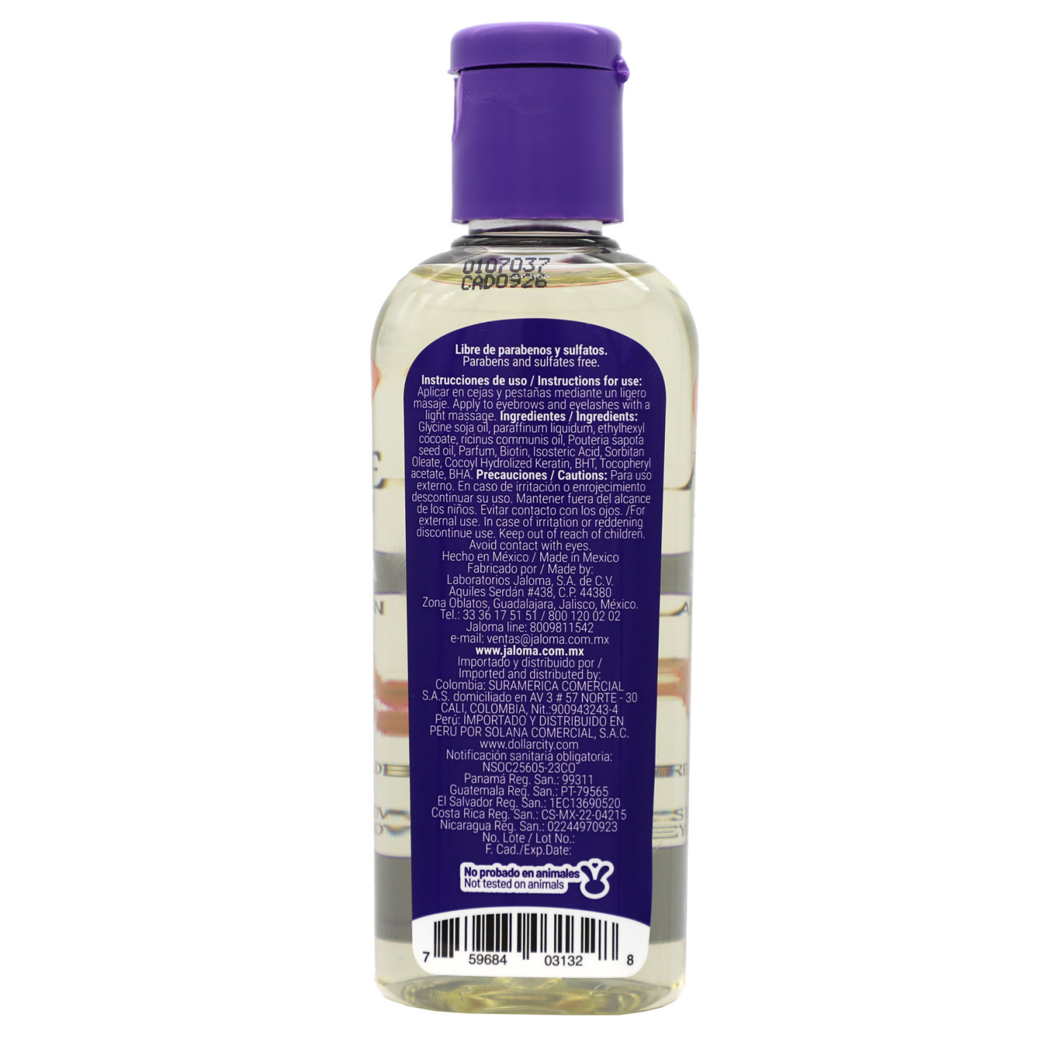 slide 2 of 4, Jaloma Castor Oil+ Biotin 4Fo, 1 ct