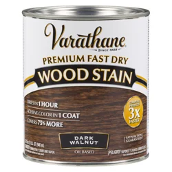 Rust-Oleum Varathane Premium Fast Dry Wood Stain - Quart, Dark Walnut