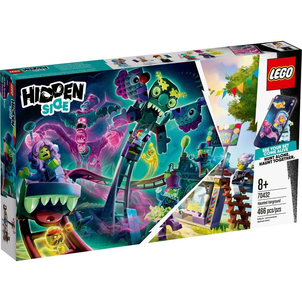 slide 7 of 7, LEGO Hidden Side Haunted Fairground 70432 Awesome AR Ghost Hunting Toy, 1 ct