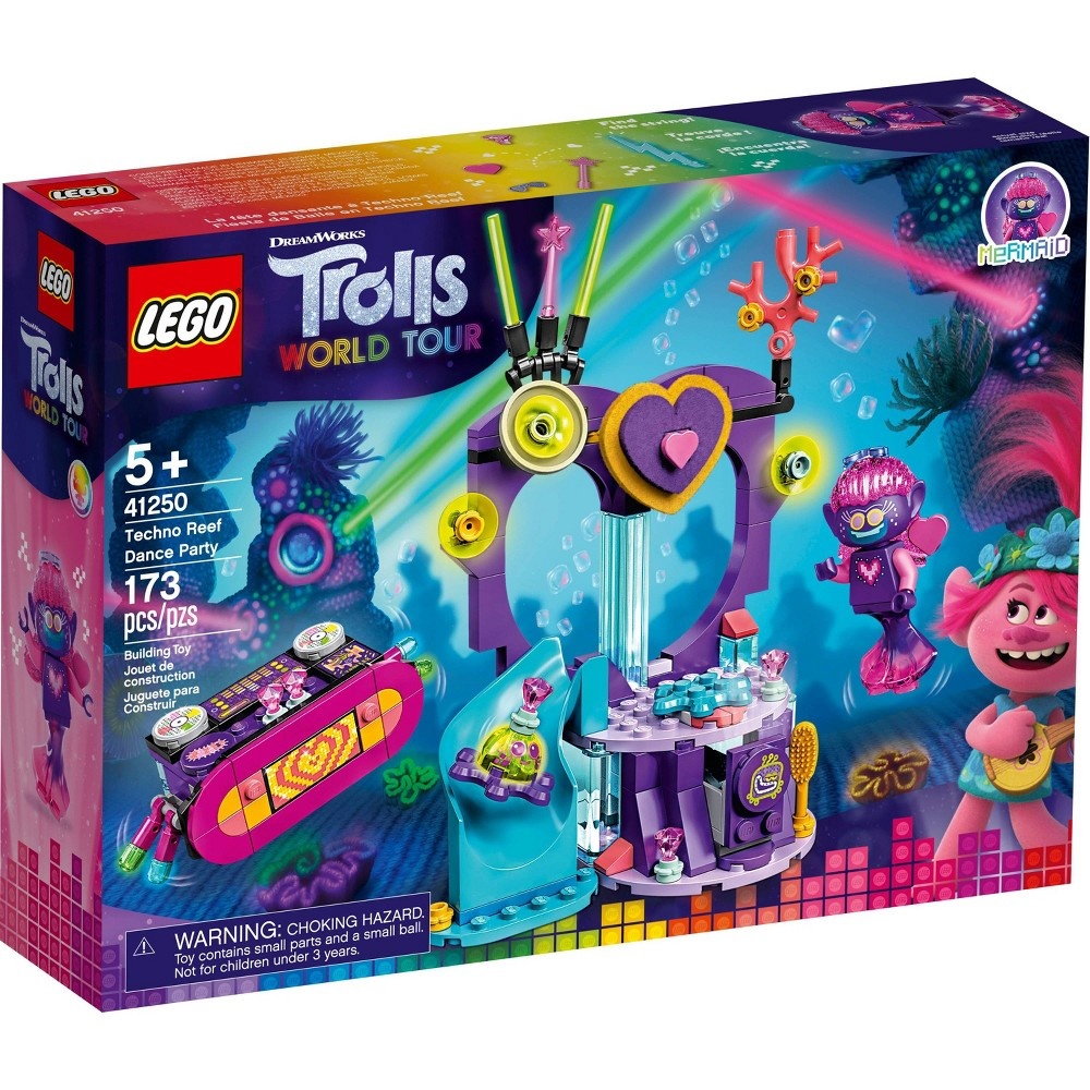 slide 4 of 7, LEGO Trolls World Tour Techno Reef Dance Party 41250 Building Kit, 1 ct