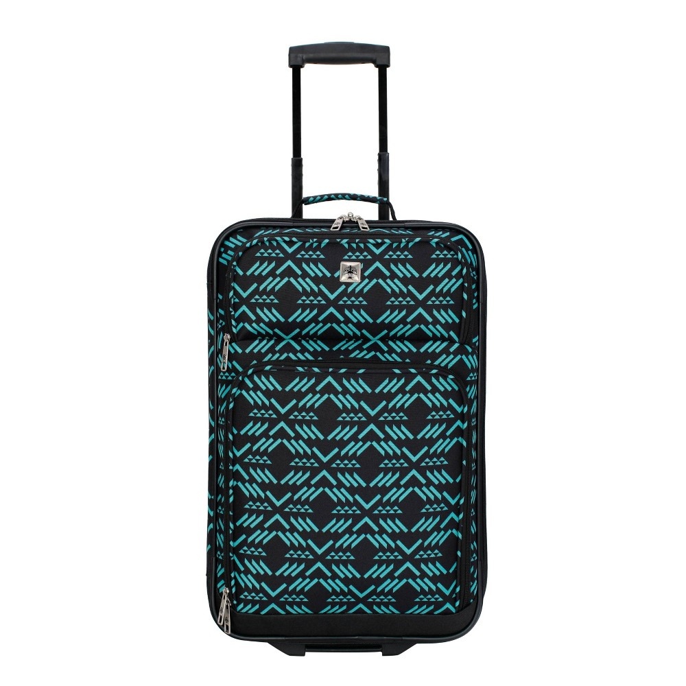 slide 2 of 12, Skyline Luggage Set - Black Aztec, 3 ct