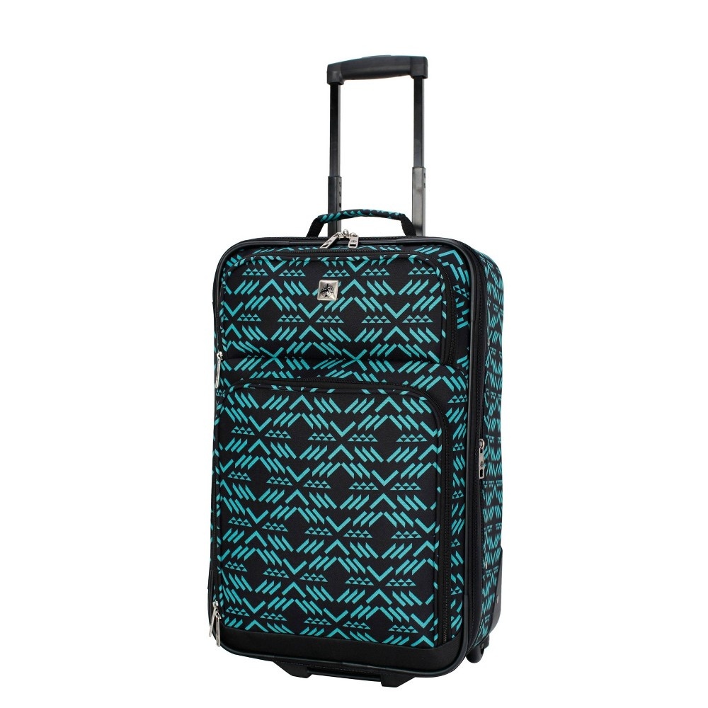 slide 3 of 12, Skyline Luggage Set - Black Aztec, 3 ct