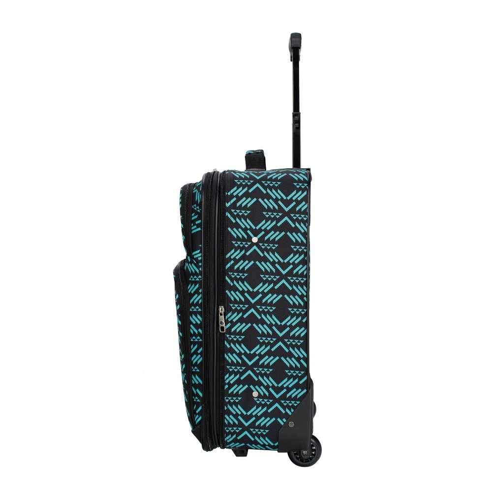 slide 4 of 12, Skyline Luggage Set - Black Aztec, 3 ct