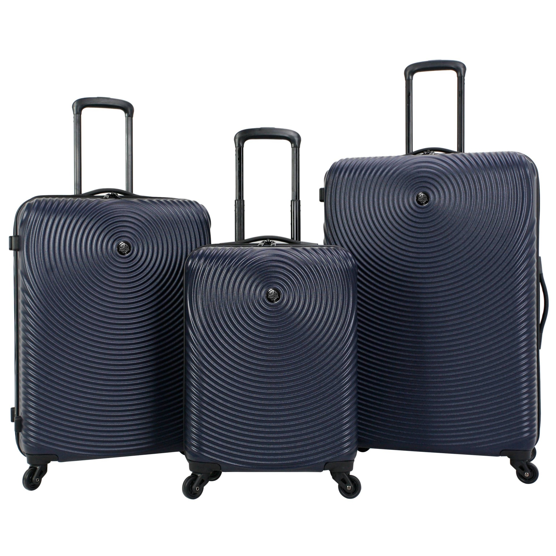 slide 1 of 22, Skyline Spinner Hardside Luggage Set - Navy, 3 ct