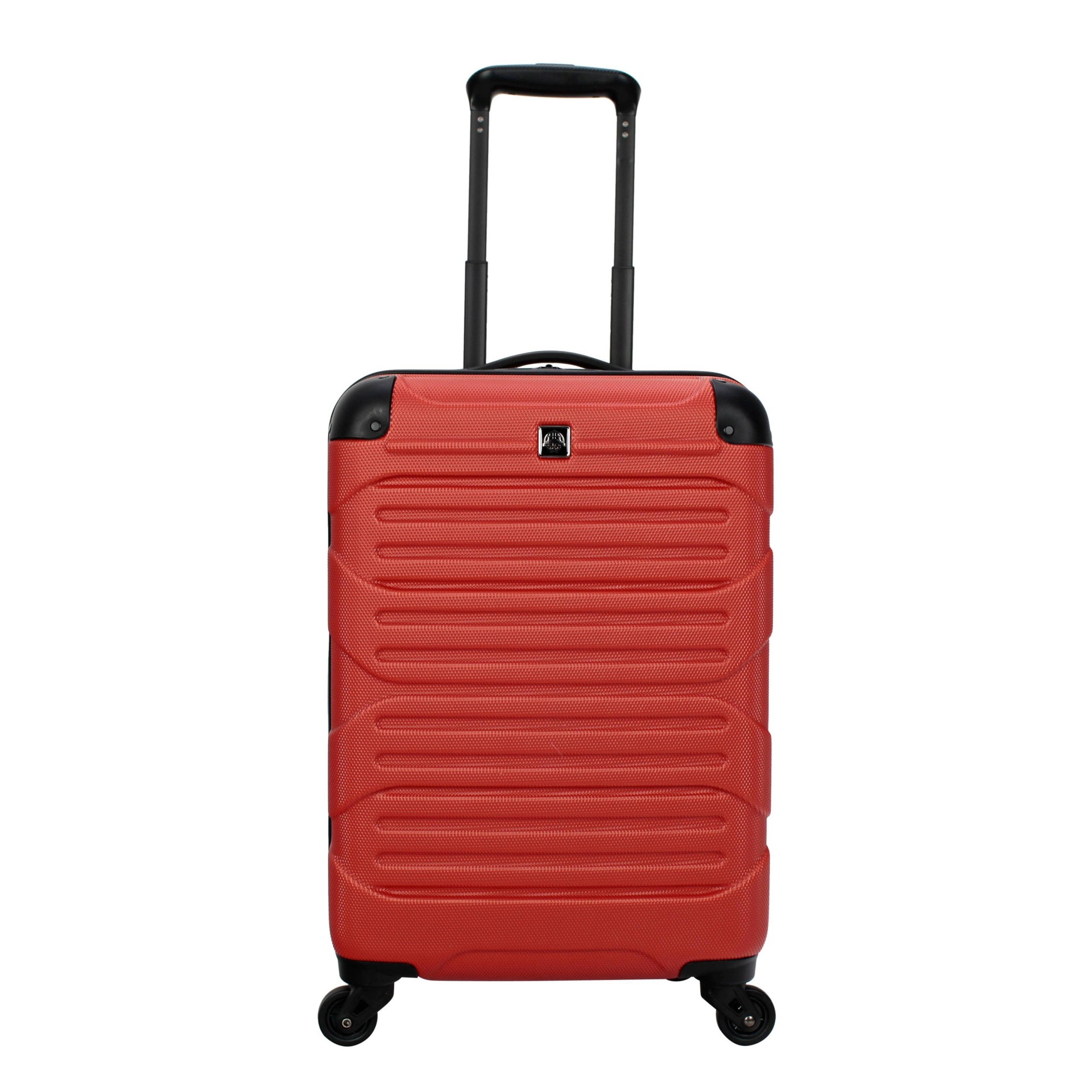 slide 1 of 10, Skyline Hardside Carry On Spinner Suitcase - Orange, 1 ct