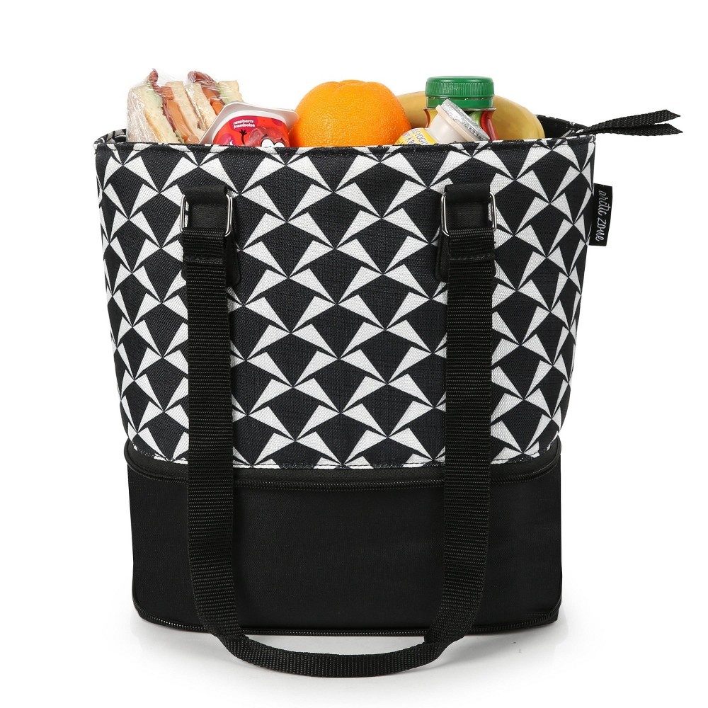 slide 2 of 7, Arctic Zone Andorra Expandable Lunch Tote - Crimp Geo, 1 ct